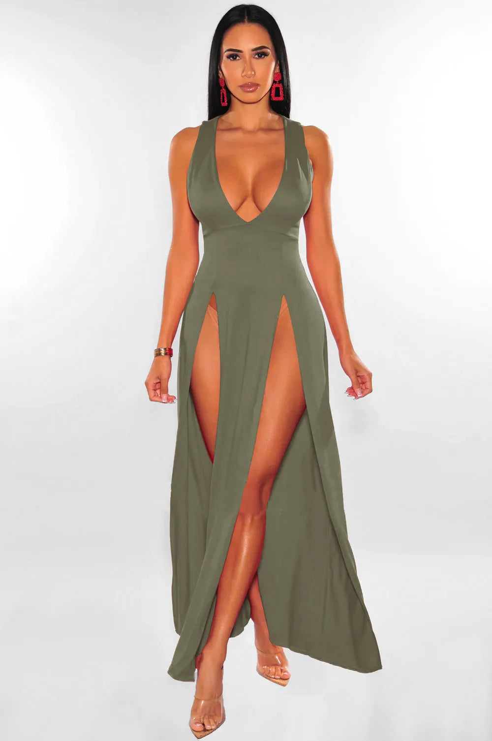 Vestido Juliette – Escote en V y Silueta de Elegancia Natural