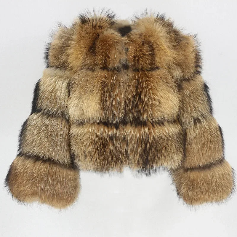 Chaqueta de Pelos Sintético para Mujer – Diseño Corto y Estilo Elegante