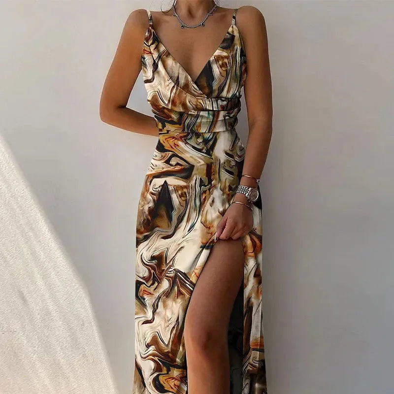 Vestido Isabella Luxe – Corte de Talle Alto y Elegancia Refinada