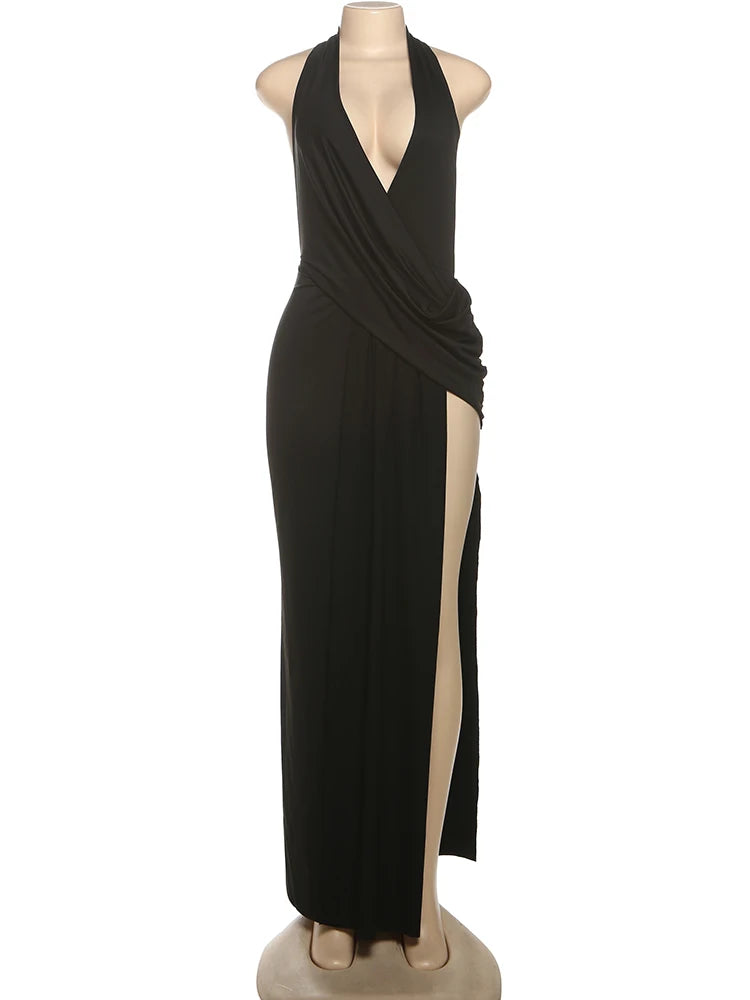 Vestido Esencial - Midi Escote V