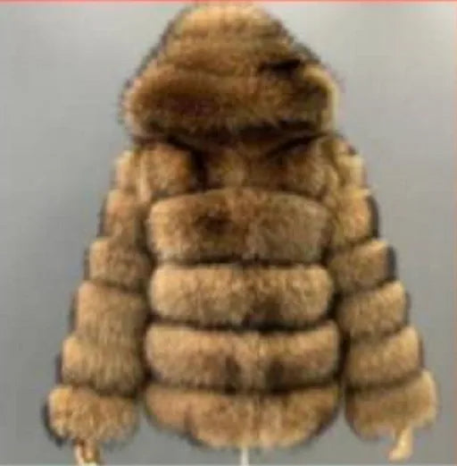 Chaqueta de Pelos Sintético para Mujer – Diseño Corto y Estilo Elegante
