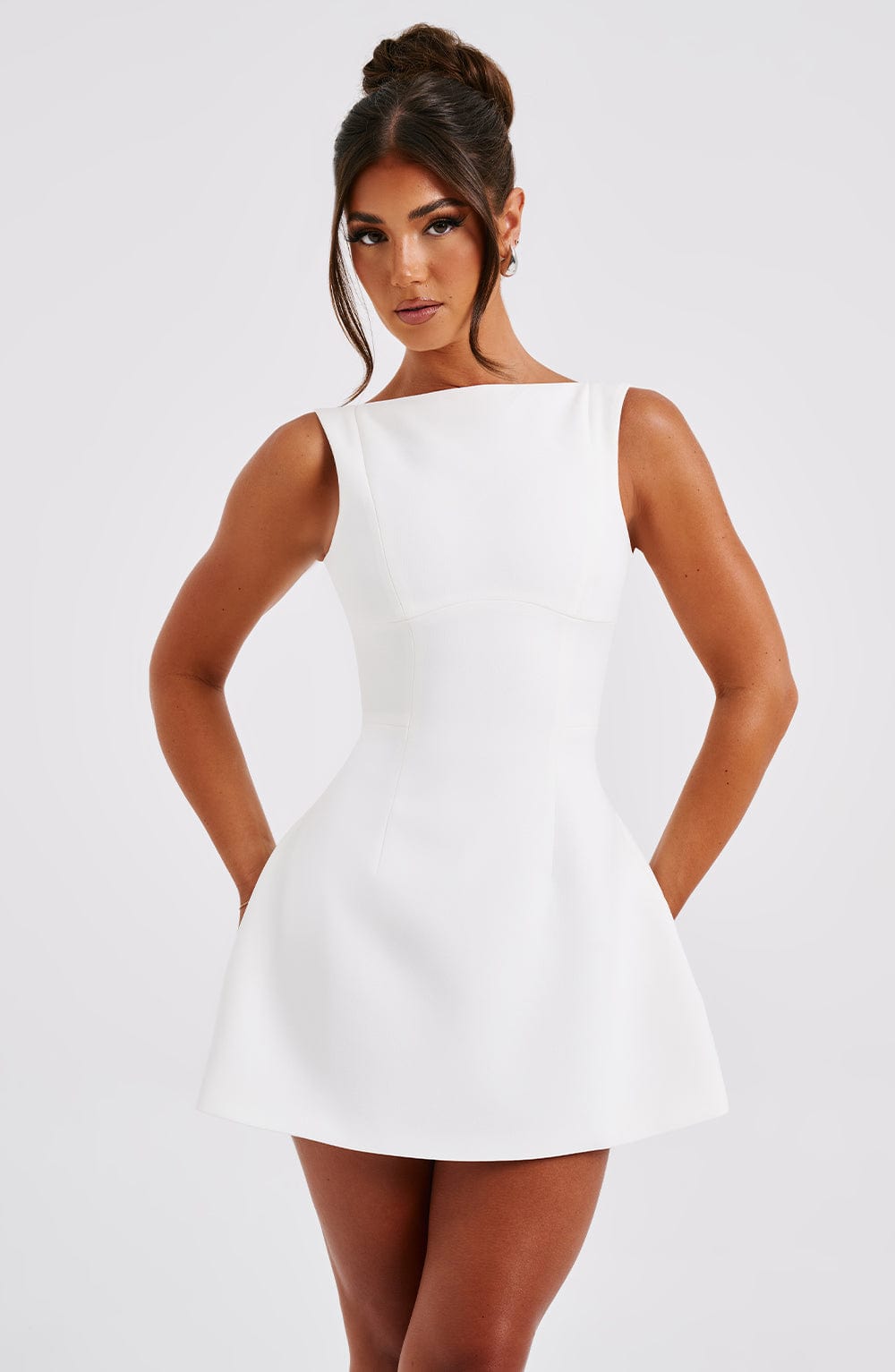 Vestido Mini Alana - Marfil