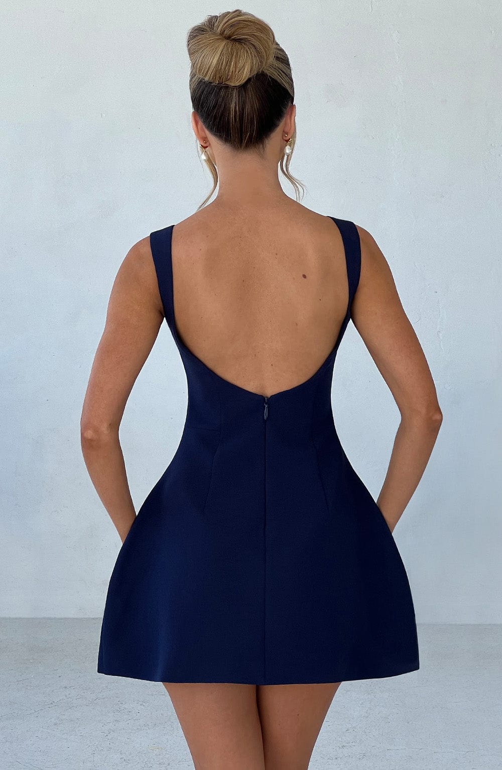 Vestido Mini Alana - Azul Marino