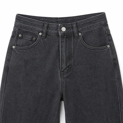 Vaqueros Wide Leg Negros – Cintura Alta y Estilo Vintage