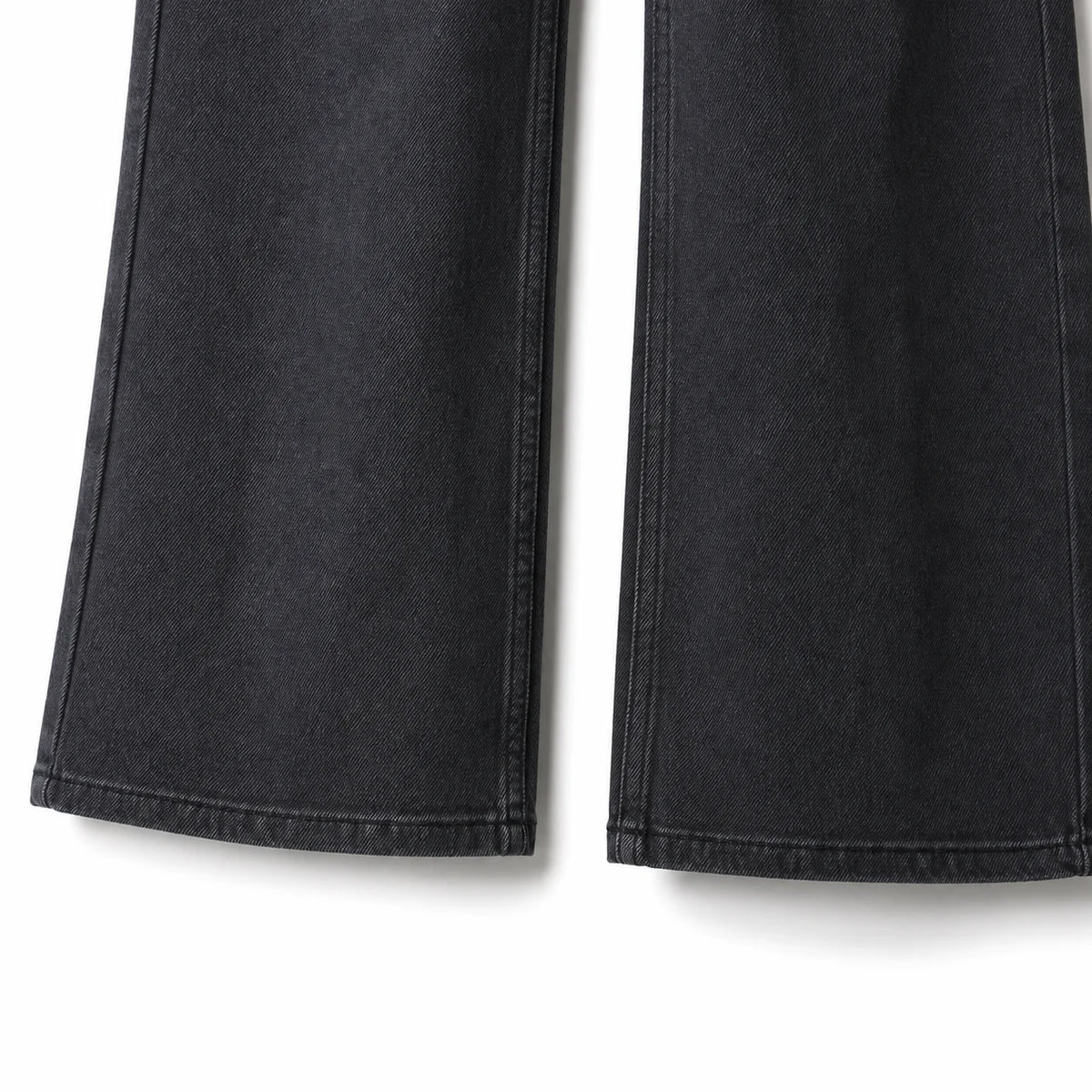Vaqueros Wide Leg Negros – Cintura Alta y Estilo Vintage
