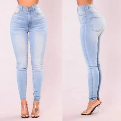 Vaqueros Skinny Push-Up – Cintura Alta y Corte Moldeador