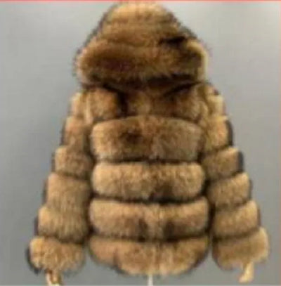 Chaqueta de Pelos Sintético para Mujer – Diseño Corto y Estilo Elegante