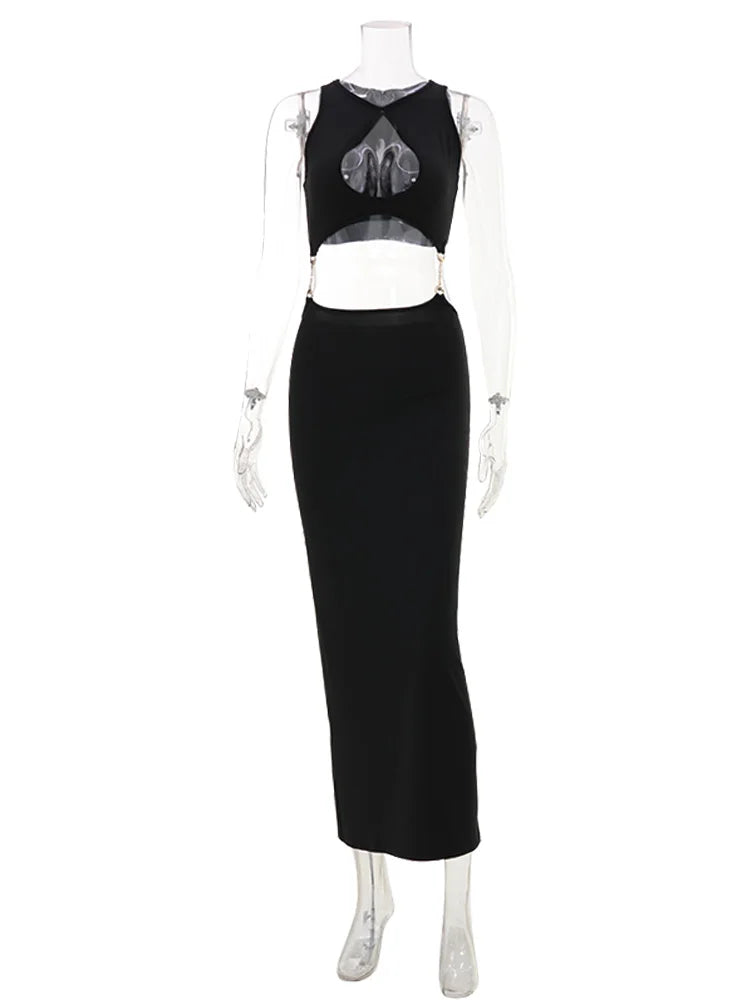 Vestido Serena – Escote redondo y Diseño de Distinción