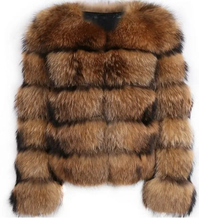 Chaqueta de Pelos Sintético para Mujer – Diseño Corto y Estilo Elegante