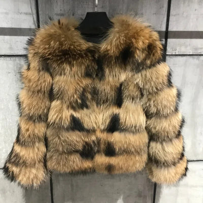 Chaqueta de Pelos Sintético para Mujer – Diseño Corto y Estilo Elegante