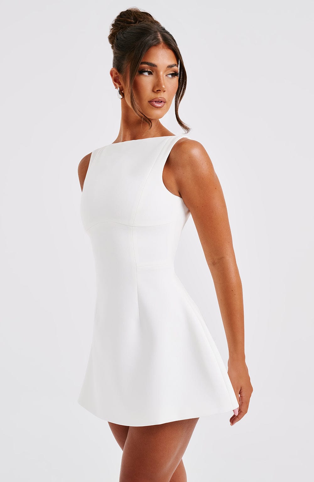 Vestido Mini Alana - Marfil