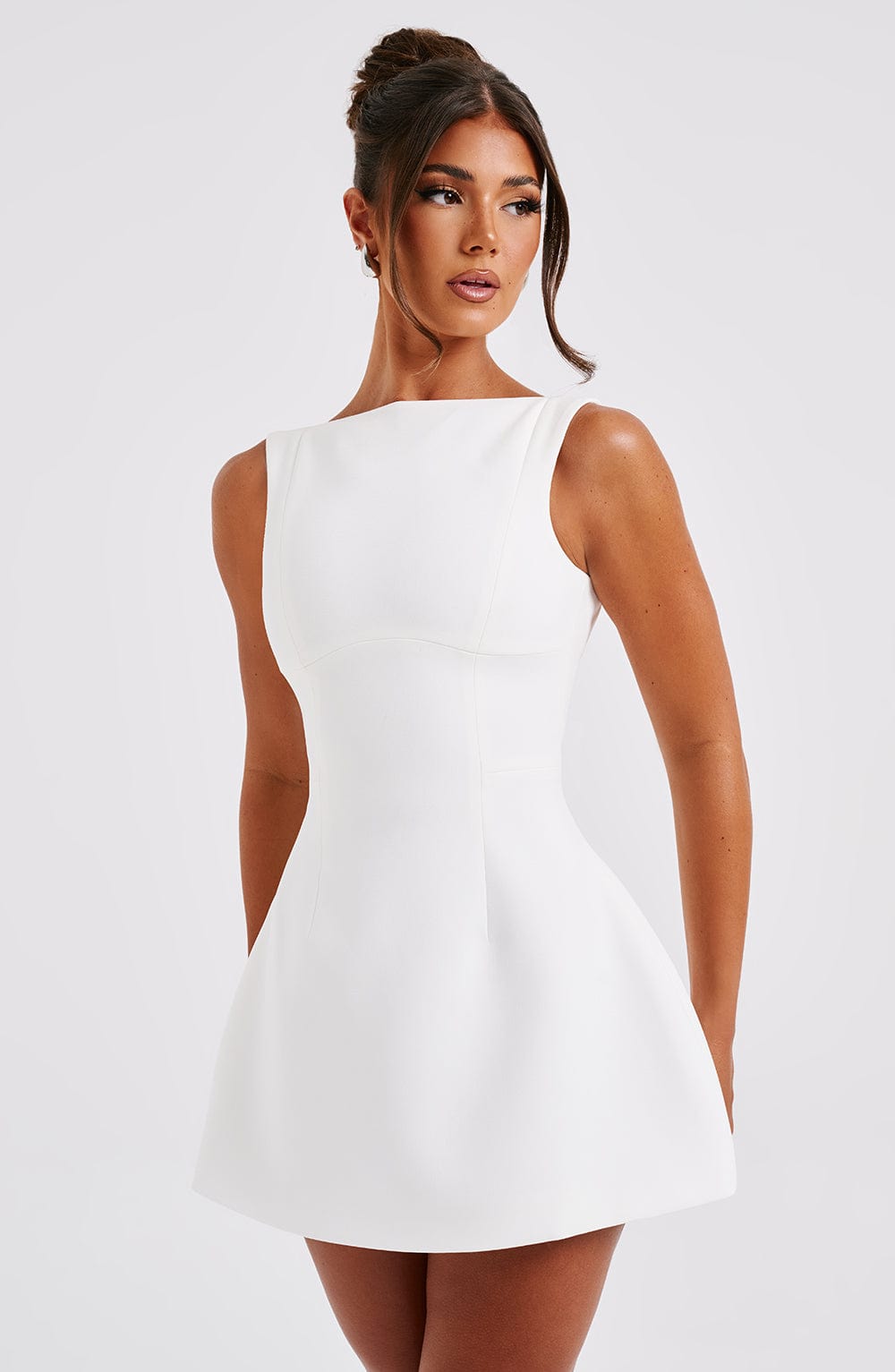 Vestido Mini Alana - Marfil