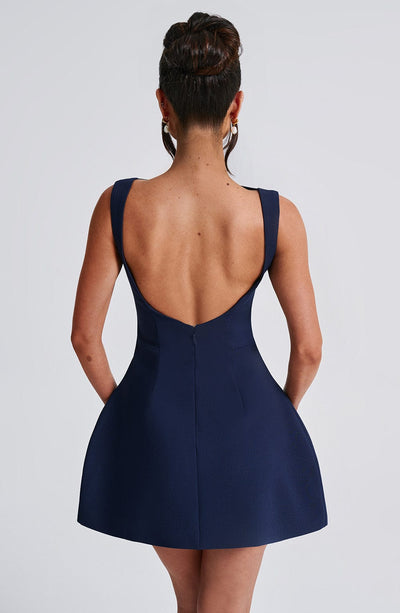 Vestido Mini Alana - Azul Marino